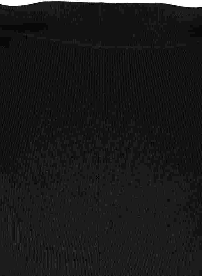 Stickade gravidbyxor, Black, Packshot image number 2