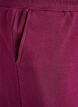 Mjukisbyxor med fickor, Mörk Bordeaux, Packshot image number 2