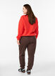 Sweatshirt med motiv framtill, R&ouml;d, Model image number 2