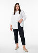 Leggings med 3/4-l&auml;ngd och knappar, Svart, Model image number 1