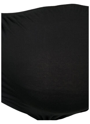 3-pack gravidbyxor i bomull, Black, Packshot image number 3