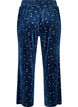 Pyjamasbyxor i velour med helt&auml;ckande m&ouml;nster, Bl&aring;, Packshot image number 1