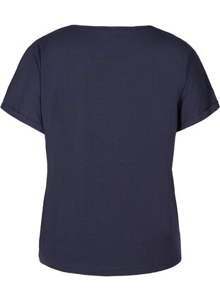 T-shirt med v-ringning, Night Sky, Packshot image number 1