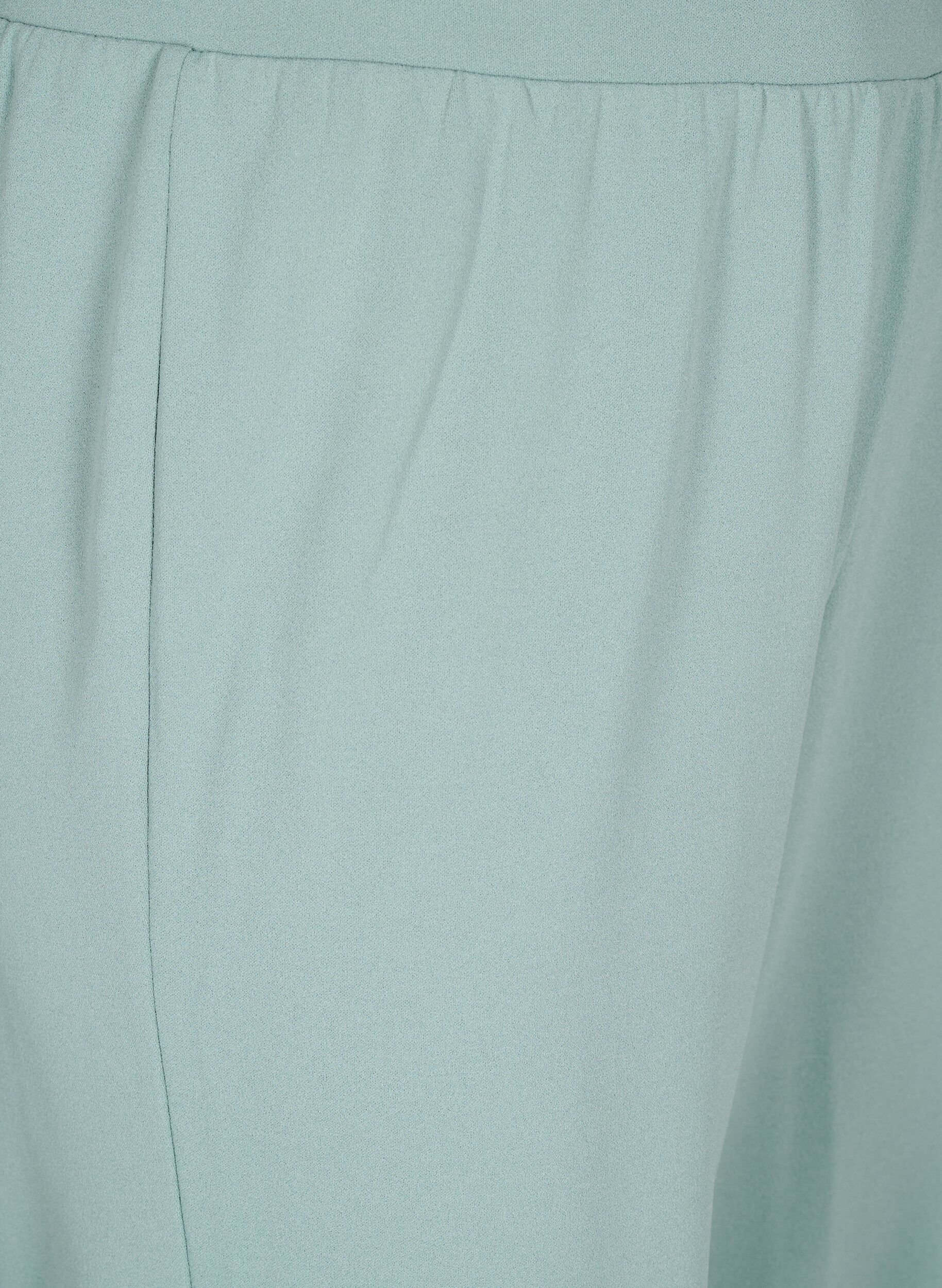 Zizzi Byxor med rak passform, Gr&ouml;n, Packshot image number 2