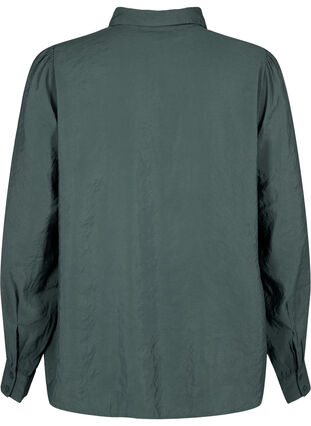 Långärmad skjorta i TENCEL™ Modal, Dark Forest, Packshot image number 1