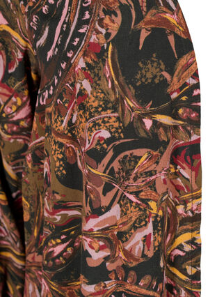 Lång kimono i viskos med fint mönster, Paisley AOP, Packshot image number 2