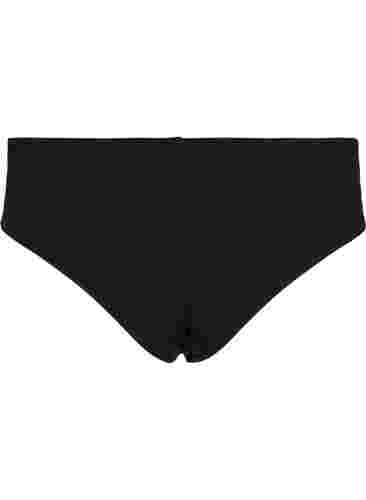 Bikinitrosor med normal midja, Black, Packshot image number 1