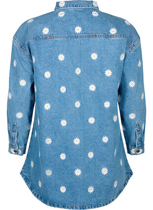 Jeansskjorta med lös passform, L.B. Flower, Packshot image number 1