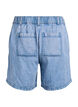 Lösa jeansshorts med hög midja, Blå, Packshot image number 1