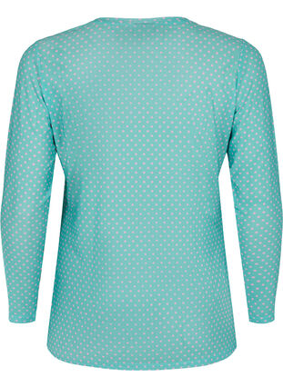 Mesh-tröja med tryck, Green Dot, Packshot image number 1