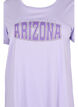 T-shirt i bomull med tryck, Lavender ARIZONA, Packshot image number 2