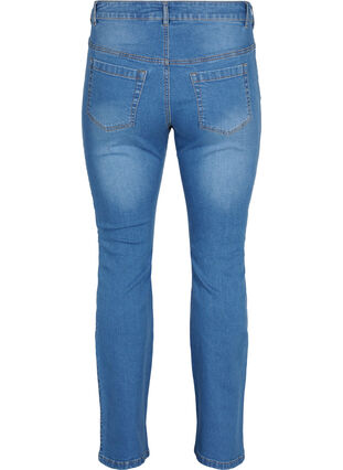 Högmidjade Ellen bootcut jeans, Light blue, Packshot image number 1