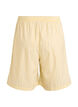 Randiga shorts med h&ouml;g midja i l&ouml;s passform, Gul, Packshot image number 1
