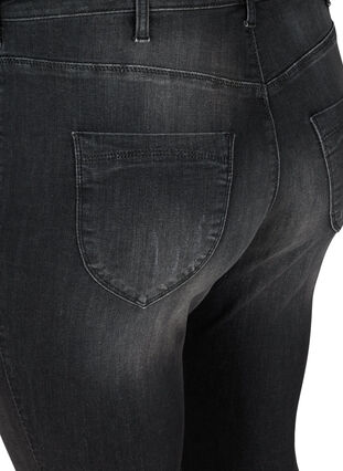 Amy Jeans med slitna detaljer, Grey Denim, Packshot image number 3