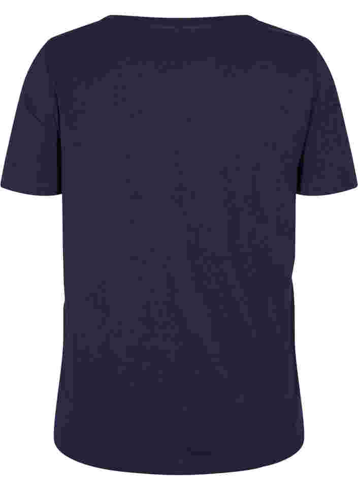 T-shirt med tryck i bomull, Night Sky UPBEAT, Packshot image number 1