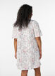 Kl&auml;nning i bomull med blommigt tryck och broderie anglaise, Vanilla, Model image number 2