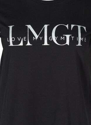 Tränings t-shirt med print, Black LMGT, Packshot image number 2