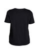 T-shirt med tryck, Svart, Packshot image number 1