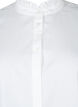 Skjortblus med volangkrage och virkat band, Bright White, Packshot image number 2