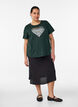 T-shirt med tryck, Gr&ouml;n, Model image number 1