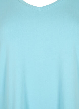 Enfärgad t-shirt i bomull, Reef Waters, Packshot image number 2