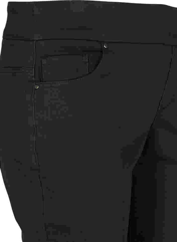 Knickers i bomullsblandning med tight passform, Black, Packshot image number 2