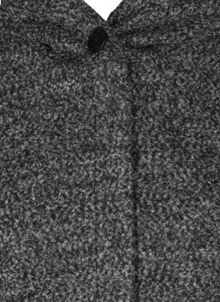 Lång jacka med ull, Dark G. mlg, Packshot image number 2