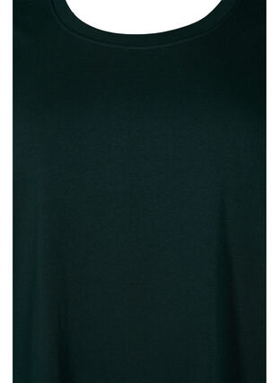 Sweatshirtklänning med korta ärmar och slits, Scarab, Packshot image number 2