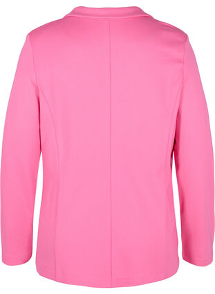 Enkel blazer med knapp, Azalea Pink, Packshot image number 1