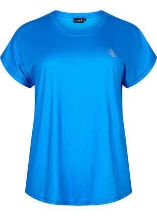 Kortärmad t-shirt för träning, Brilliant Blue, Packshot image number 0