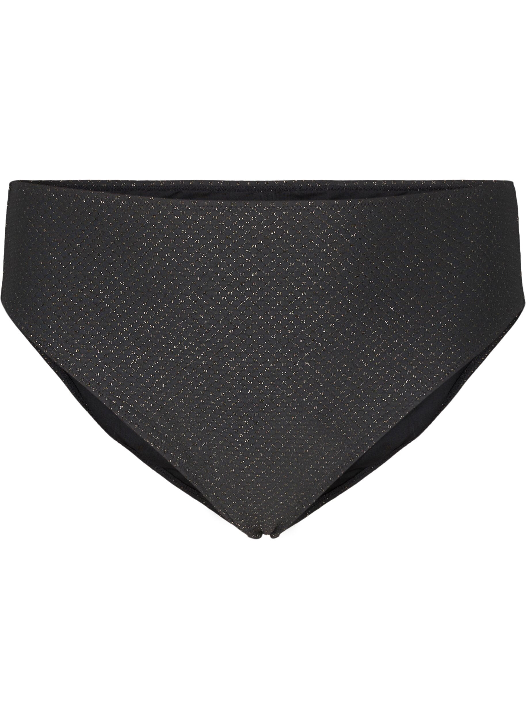 Bikinitrosa med glitter och tai-sk&auml;rning