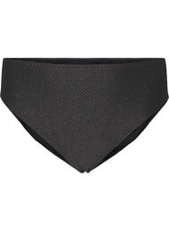 Bikinitrosa med glitter och tai-skärning, Svart