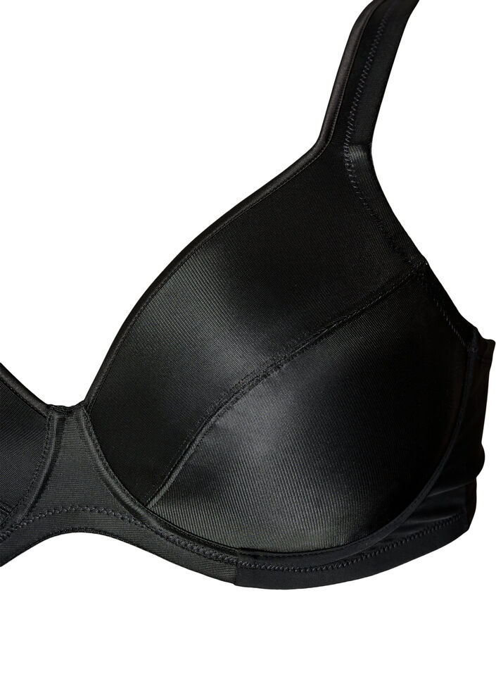 BH med h&ouml;gt st&ouml;d och formpressade kupor, Svart, Packshot image number 2
