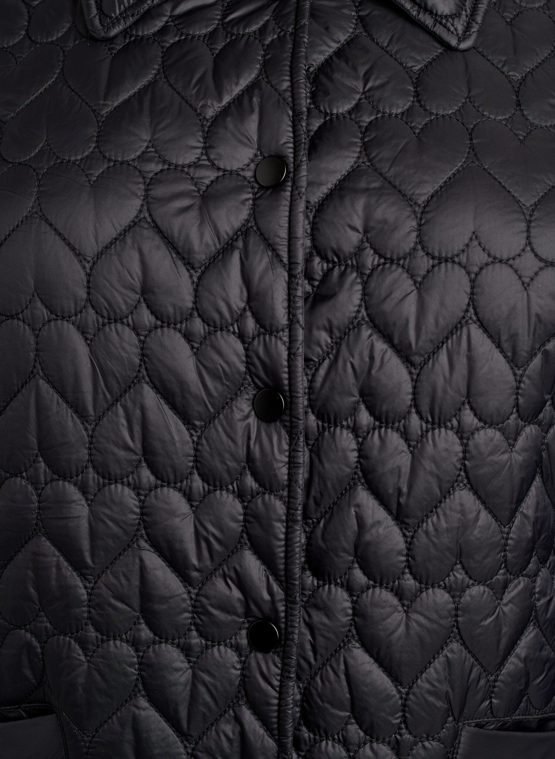 ZizziL&auml;tt vadderad jacka med dekorativ quiltning, Svart, Packshot image number 2