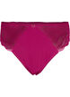 Trosor i microfiber med spets, Boysenberry, Packshot image number 0