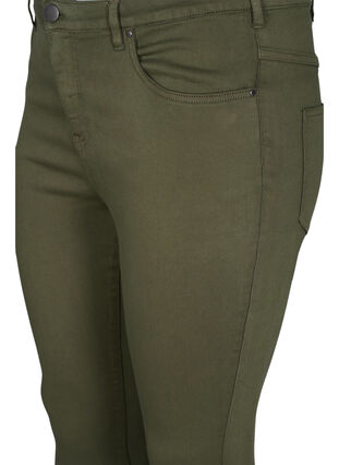 Super slim Amy jeans med hög midja, Forest Ngt, Packshot image number 2