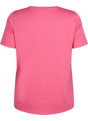 T-shirt från FLASH med tryck, Hot Pink Amour, Packshot image number 1