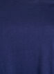 Enkel t-shirt i bomull med rund halsringning, Blå, Packshot image number 2
