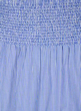 Randig maxikjol med smock, Baja Blue Stripe, Packshot image number 2
