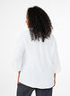Blus med 3/4-&auml;rm, Vanilla, Model image number 2