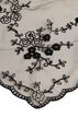 Trekantig spets&shy;sjal, Svart, Packshot image number 2