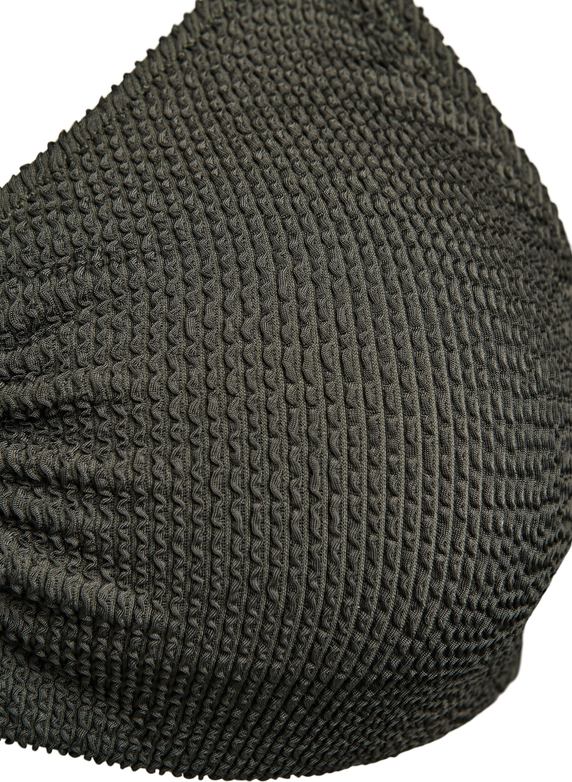 Zizzi Bikinitopp med textur och en elegant detalj, Gr&ouml;n, Packshot image number 2