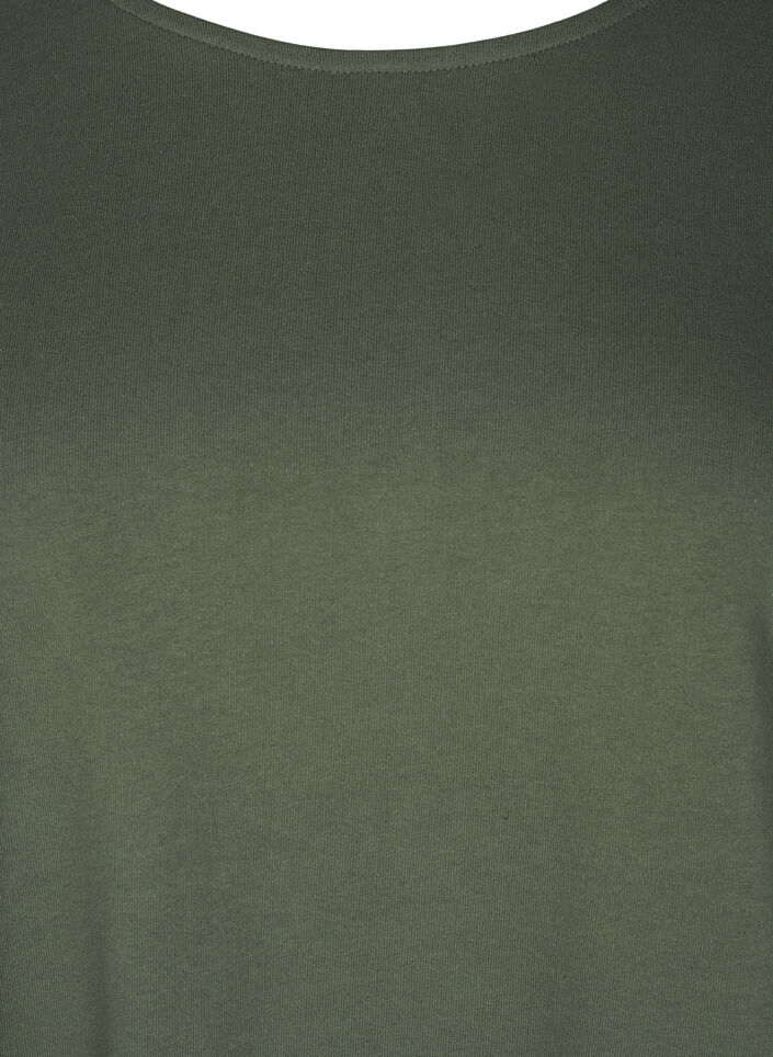 Ballongklänning med fickor, Grön, Packshot image number 2