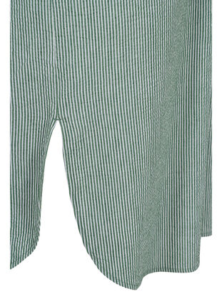 Randig skjortklänning i bomull, Green Stripe, Packshot image number 3