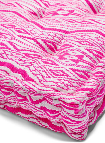 Boxkudde med mönster, Pink, Packshot image number 1