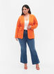 Enkel blazer med knapp, Mandarin Orange, Model image number 2