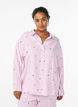 Nattlinne med r&auml;nder och hj&auml;rtan, Rosa, Model image number 0