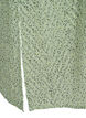 Prickig skjortklänning med 3/4-ärmar och slits, Seagrass Dot, Packshot image number 3