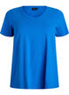 Enf&auml;rgad bas-t-shirt i bomull, Bl&aring;, Packshot image number 0