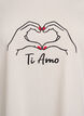 T-shirt med tryck, Vit, Packshot image number 2